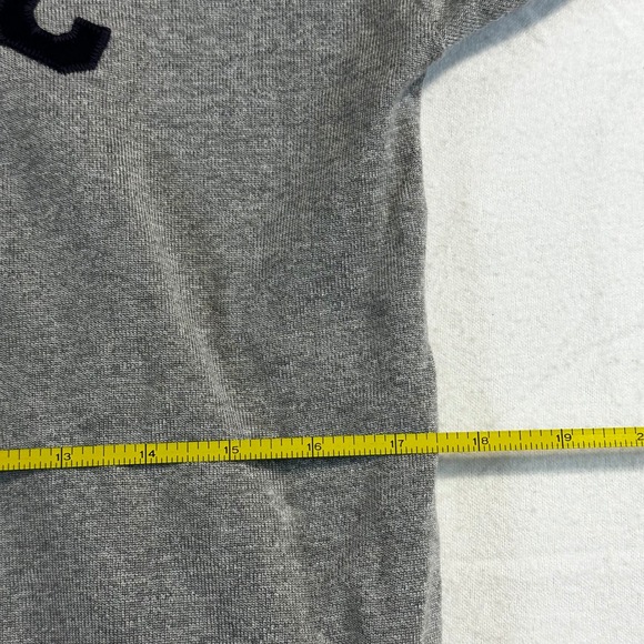 Little League Baseball Jersey Gray Boy XL Full Zip Patch Number 15 Cotton - Picture 3 of 7